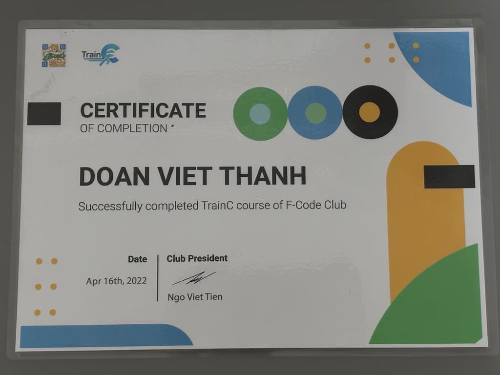 F-Code Club recognition